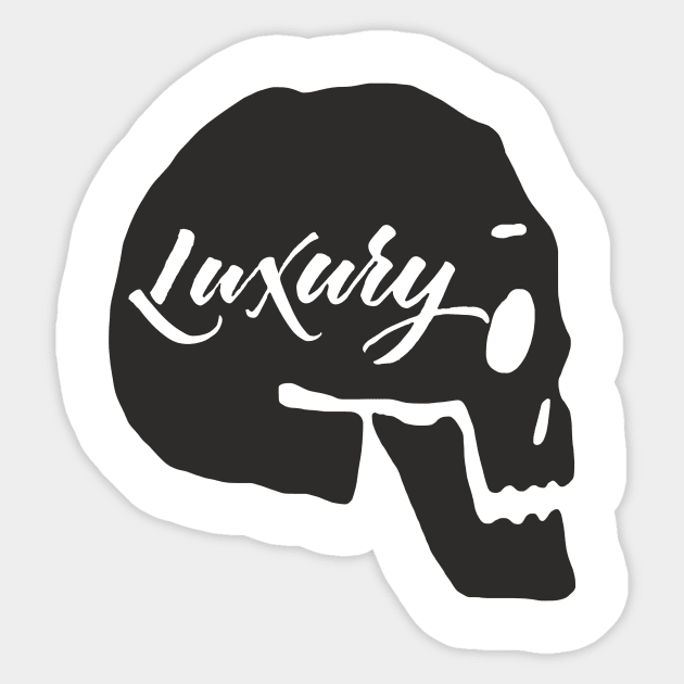 skull Sticker by KLAUSS